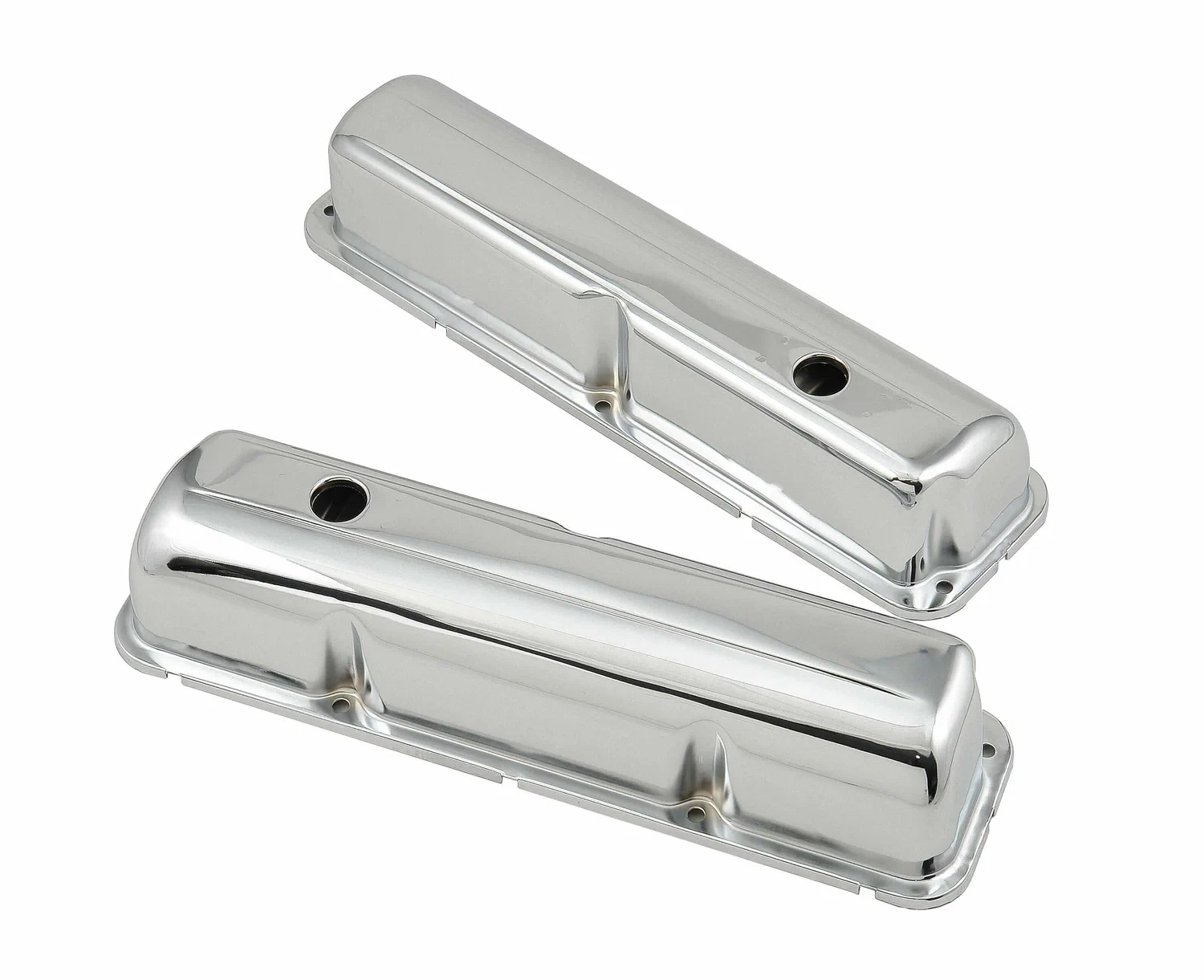 Mr. Gasket Chrome Valve Covers with Baffle - 9412